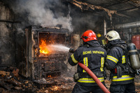 Котельня спалахнула у Рівному: відомі наслідки (ВІДЕО)