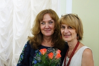 Рівненська майстриня, що виготовляє гобелени, отримала премію Косміаді (ФОТО)