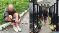 У центрі Рівного, біля портретів Героїв, на чоловіка одягнули кайданки