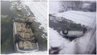 «Дивний човен»: на Рівненщині авто на літній гумі злетіло з мосту у воду (ФОТО)