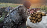 Сухпайків немає, бійцям привозять на фронт картоплю та м'ясо: Волонтерка розповіла про харчування на передовій