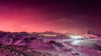 Небо над Антарктидою забарвилося в рожевий колір (ФОТО)