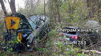 На Чорновола у Рівному авто злетіло з дороги: деталі від поліції (ФОТО/ВІДЕО)