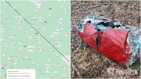 У лісі за 50 км від Рівненщини знайшли збиту російську ракету (ФОТО)