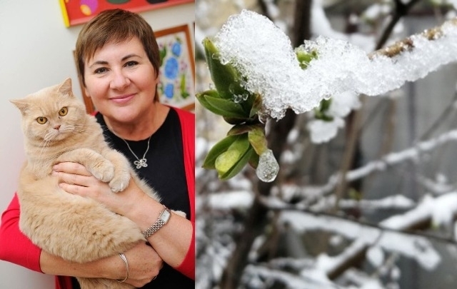 Наталка Діденко та її кіт Апельмон
