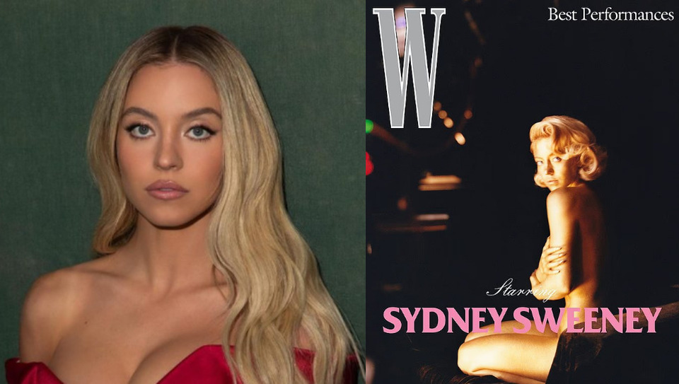 Сідні Суїні вражає оголеним образом на обкладинці W Magazine