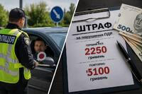Спочатку штраф 2250, а потім 5100 гривень: що суворо заборонено робити водіям