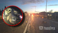 На трасі Київ-Чоп перекрили рух через моторошну ДТП. Загинув 35-річний водій Mercedes-Benz (ФОТО)