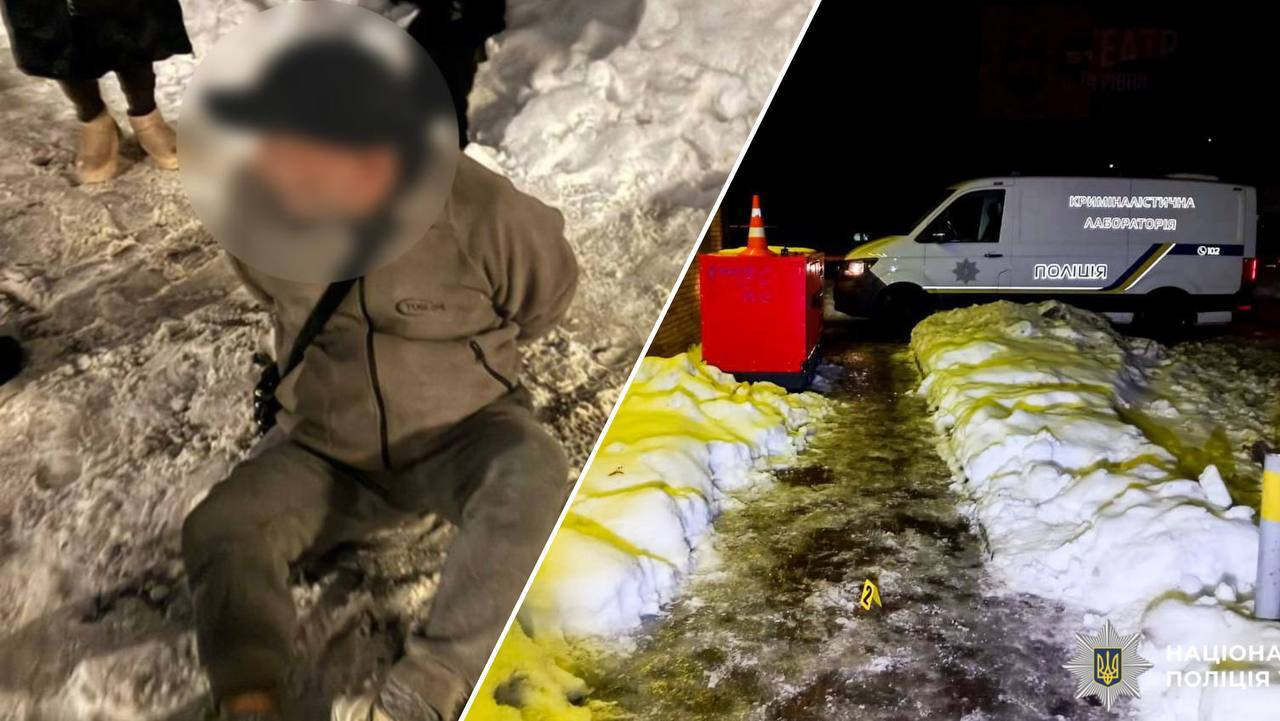 Вдарив ножем у голову: жахливий напад стався у центрі Рівного (ФОТО)