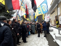 Сотні прихильників Саакашвілі зібралися у центрі Рівного (ФОТО)  