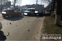 Потрійну ДТП на вулиці Курчатова у Рівному спровокував п’яний житель Луцька (ФОТО)