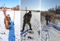 Нюанси зими: на Рівненщині активно рятують рибу (ФОТО)