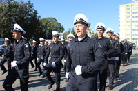 Випускників Рівненської академії патрульної поліції вітали іноземні кортежі 