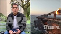 Власник фури, яка вибухнула на Кримському мосту, записав звернення (ВІДЕО)