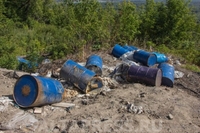 На Рівненщині у лісі виявили токсичні відходи 