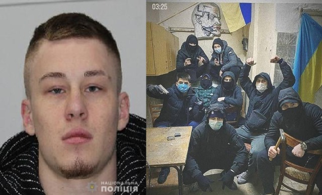 "Борзой" - зліва. На фото справа - нібито його банда. Фото "банди" з rivne.online.