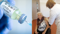«З посмішкою і щирою впевненістю»: 91-річна жителька Рівненської громади вакцинувалася проти коронавірусу