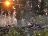 Рівненські рятувальники у Греції ліквідують масштабні пожежі (ФОТО) 