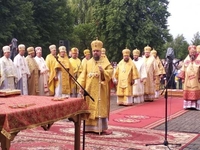 На Козацькі могили на Рівненщині приїхав 83-річний козак (ФОТО)