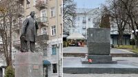 «Ленінопад по-новому»,  –  у Тернополі вночі зник пам’ятник відомому росіянину (ВІДЕО)