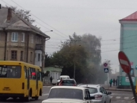 Поблизу залізничного вокзалу у Рівному горить сміття (ФОТО)