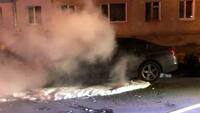 BMW на Гайдамацькій таки підпалили. Зловмисника шукає поліція (ФОТО)