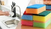 Ви точно здивуєтеся: чому губки для миття посуду мають різний колір