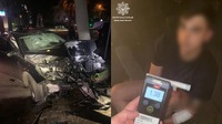 На Петлюри у дерево в'їхав водій, якого двічі за добу зупиняли нетверезим