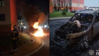 Підпал «BMW Х5» у Рівному: у поліції розповіли деталі (ФОТО/ВІДЕО)