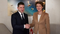 Зеленський домовився про 108 мільйонів франків і повезе президента Швейцарії на Донбас