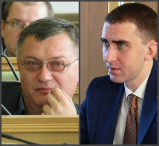 Ліворуч - Сергій Свисталюк, праворуч - Володимир Ковальчук