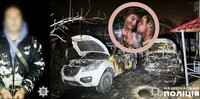 Жила з коханцем: Чоловік із сокирою підпалив три авто колишньої дружини у Києві (ФОТО)