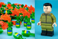 Міні-Зеленський та крихітні коктейлі Молотова: рітейлер LEGO продавав ексклюзивні фігурки