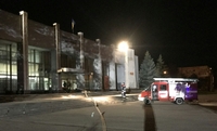 Вночі у Палаці культури «Хімік» у Рівному працювали вогнеборці (ФОТО/ВІДЕО)