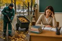 Зарплати двірників обігнали доходи вчителів: скільки платять за прибирання дворів