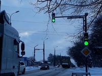 У Рівному встановили новий світлофор. На вулиці Київській