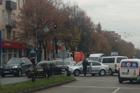 На проспекті Миру у Рівному - ДТП (ФОТО)