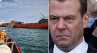 «Ублюдки, выродки!»: Медвєдєв «вибухнув» погрозами через атаку на російське судно (ФОТО)