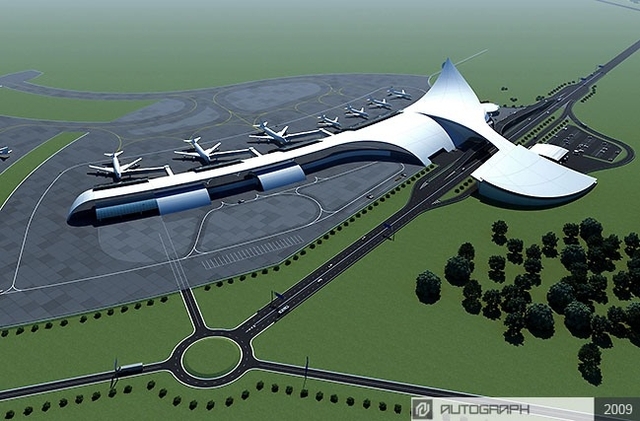 Проект Рівненського Аеропорту від архітектурно-дизайнгерське бюро «Автограф» (м. Рівне)