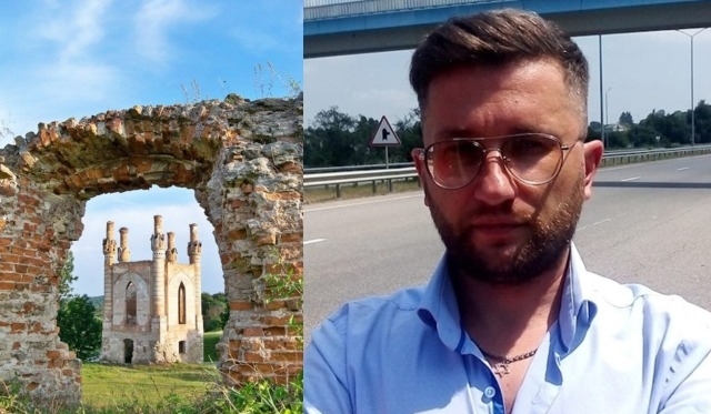 Максим Хорєв (справа) думає про замки, фортеці та синагоги Рівненщини
