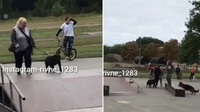 Для кого майданчик? У Рівному в скейт парку тренують собак (ВІДЕО)