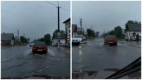 Негода на Рівненщині наробила лиха: вулиці після зливи перетворилися на ріки (ВІДЕО)