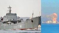 «Орск»: Великий десантний корабель окупанта знищено в Бердянську (ФОТО/ВІДЕО)