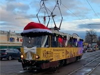 Музичний трамвай з казковими героями курсував Житомиром (ФОТО/ВІДЕО)