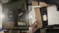 «Гуманітарка для слабонєрвних»: благодійник з Рівного віз 1.5 тис. пляшок вина (ФОТО)