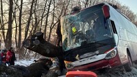 Автобус  сполученням «Відень-Київ» потрапив у ДТП на Львівщині (ФОТО)