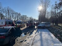 П'ятеро постраждалих: У Рівному зіткнулись два легковики (ФОТО)