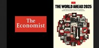 Чого чекати: The Economist в прогнозі на 2025 рік показав ядерні вибухи: біля Трампа та Путіна? (6 ФОТО)