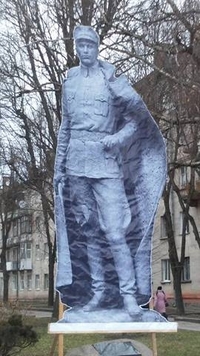 На Директорії вже стоїть макет пам’ятника Бульбі-Боровцю