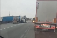 У Рівненському районі зіткнулися дві вантажівки (ВІДЕО) 